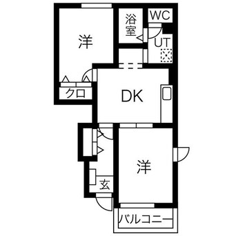 間取図 カリーノ　A・B