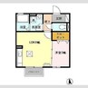 カスケード 1LDKの間取り