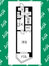 THE BAY FLAT 1Kの間取り