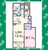 名古屋市営地下鉄名城線/茶屋ケ坂駅 バス:8分:停歩8分 1階 築浅 1LDKの間取り