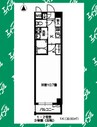 エクセル宝が丘 1Kの間取り