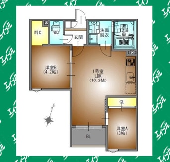 間取図 REGALEST観音
