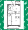 S-RESIDENCE上社aureate 2LDKの間取り