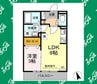 T.メルヘン 1LDKの間取り