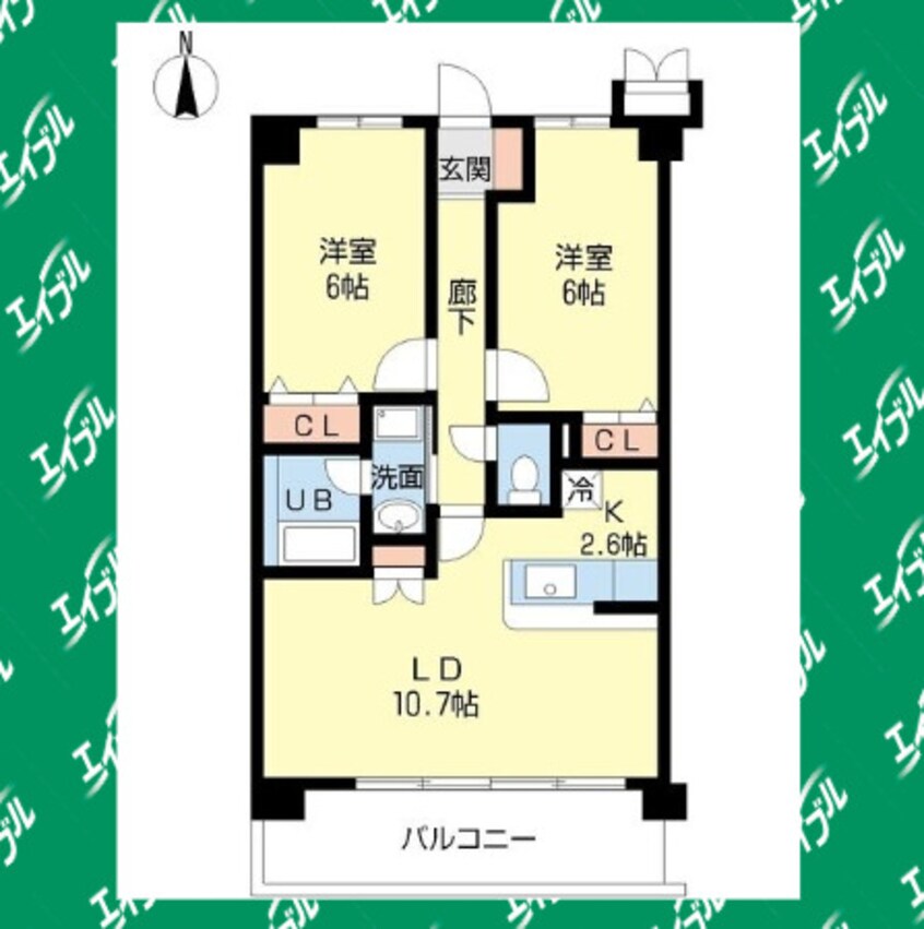 間取図 ヴェルドミールⅡ