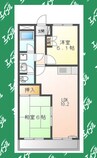 リバーサイドＮ・Ｋ 2LDKの間取り