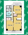ヒカリエ東海 2LDKの間取り