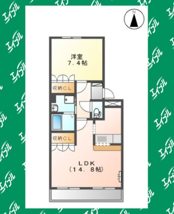 間取図 フローラルコート大高