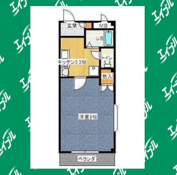 間取り図 名古屋市営地下鉄東山線/星ヶ丘駅 徒歩31分 1階 築26年