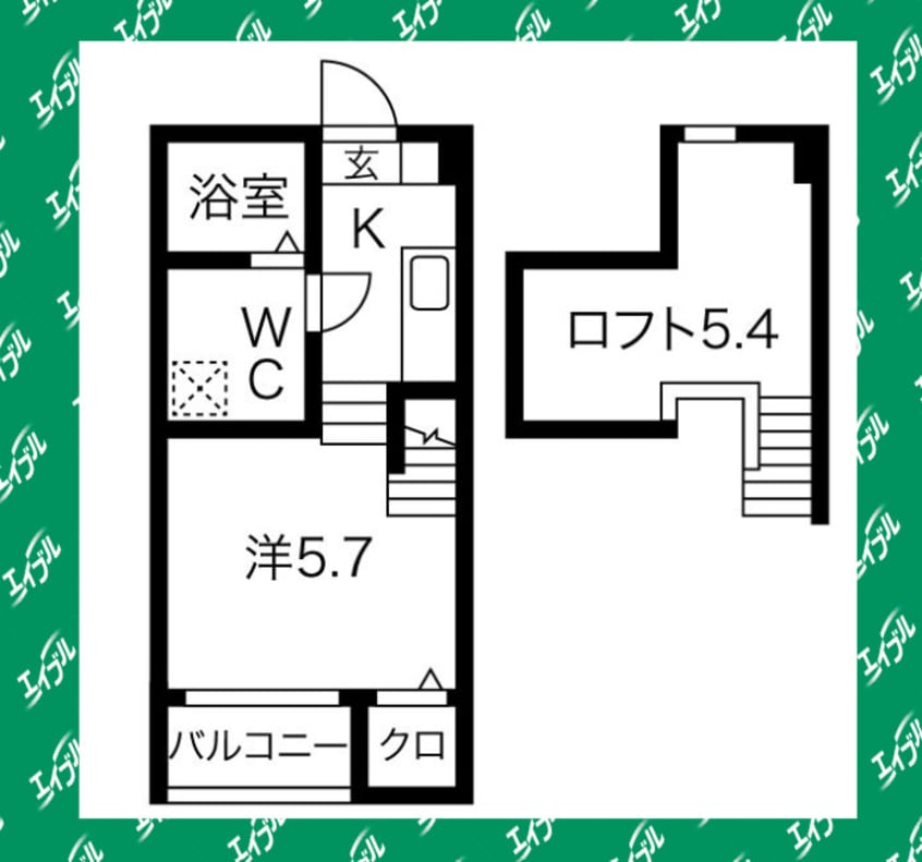 間取図 名古屋市営地下鉄桜通線/桜本町駅 徒歩5分 1階 築8年