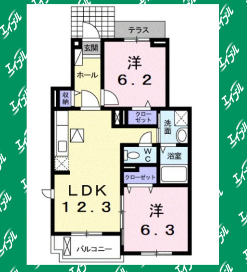 間取図 モンテローザⅠ