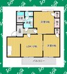 名鉄常滑線・空港線/日長駅 徒歩12分 1階 築32年 2LDKの間取り