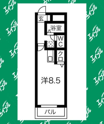 間取図 名古屋市営地下鉄桜通線/野並駅 徒歩2分 4階 築30年