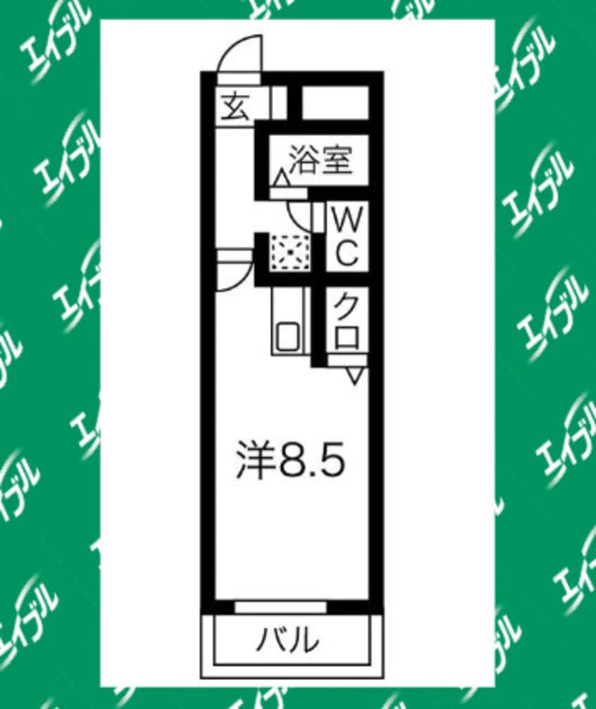 間取図 名古屋市営地下鉄桜通線/野並駅 徒歩2分 4階 築30年