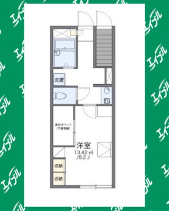 間取図 レオパレスＲＹＵ