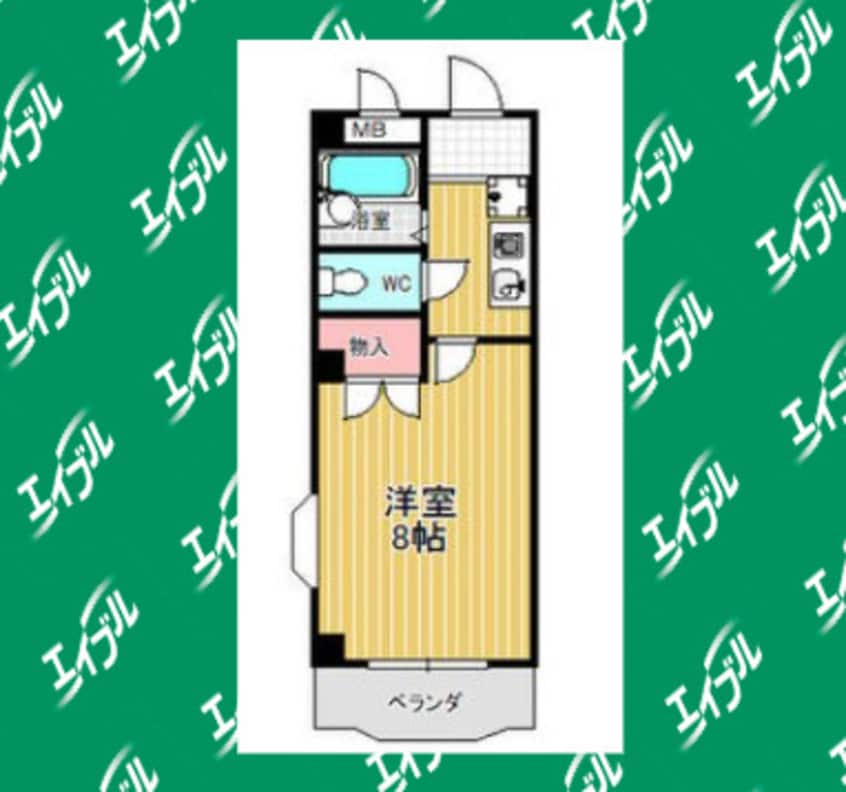 間取図 名古屋市営地下鉄桜通線/神沢駅 徒歩7分 2階 築32年