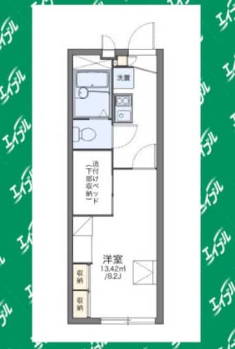 間取図 レオパレス阿久比