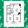 第5日吉ビル 2LDKの間取り