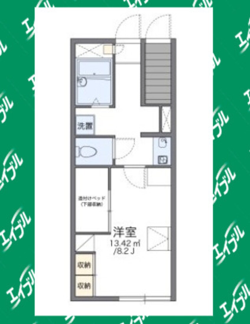 間取図 レオパレス拓