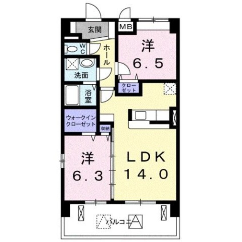 間取図 プラジュ千種