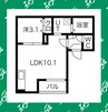 Warren takayokosukaⅡ 1LDKの間取り