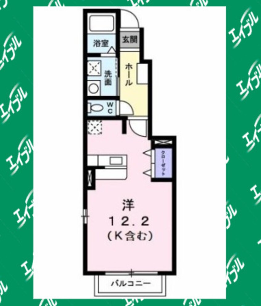 間取図 東海道本線/共和駅 徒歩21分 1階 築18年