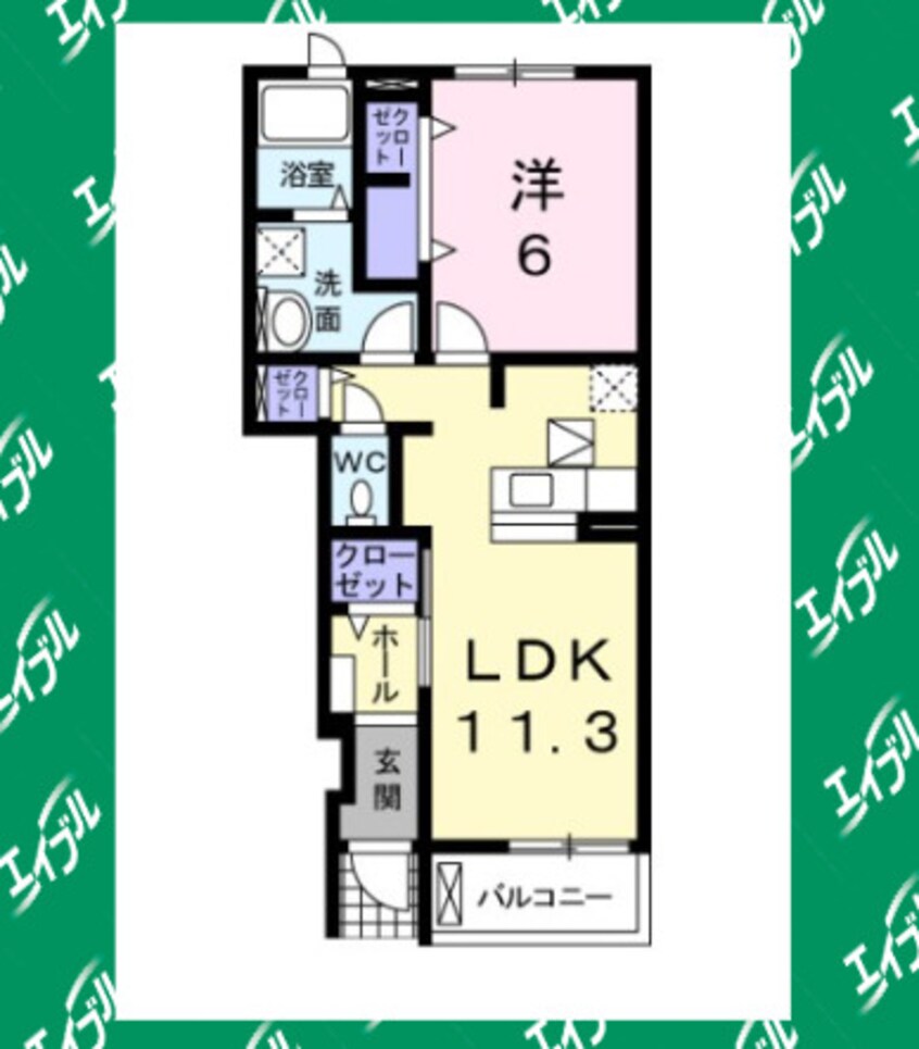 間取図 サンビレッジ前畑