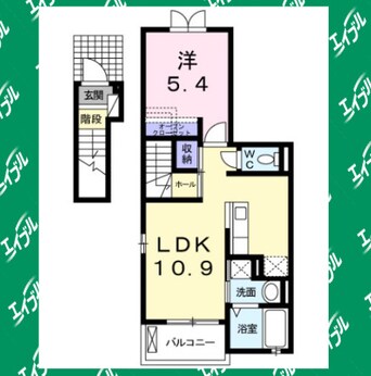 間取図 ラポール星崎Ⅱ