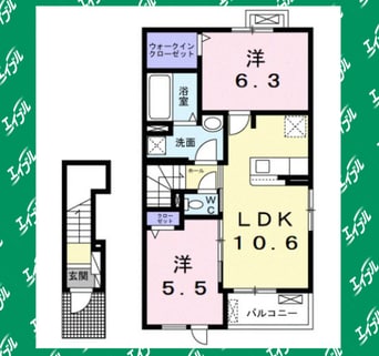 間取図 プリムローズⅥ