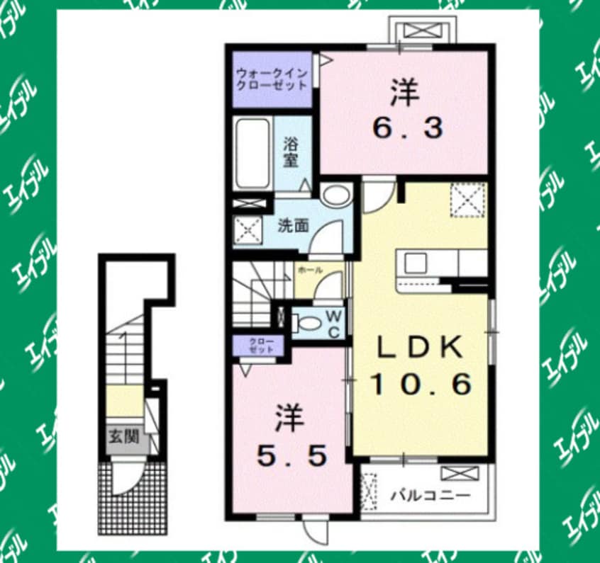 間取図 プリムローズⅥ