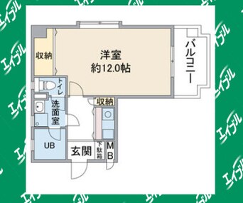 間取図 名古屋市営地下鉄東山線/一社駅 徒歩9分 1階 築27年
