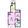 スカイメゾン平成 1SKの間取り