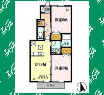 間取図 グランディール　C