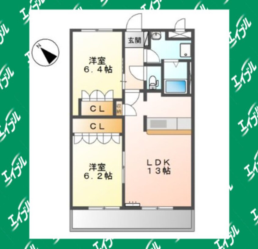 間取図 ガーデンハイツ・ミノテＡ