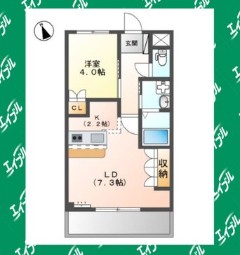 間取図 ラビエールＡ