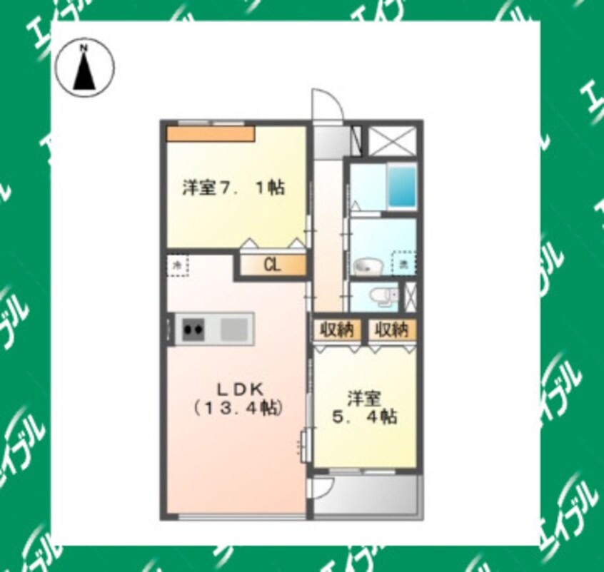 間取図 リュミエール高柳