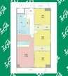 パークサイド雁宿1号館 3LDKの間取り