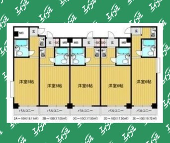 間取図 パリーマンション