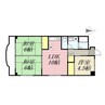 プレズ名古屋入場 3LDKの間取り