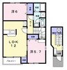 ロジュマン　Ｍ＆Ａ 2LDKの間取り