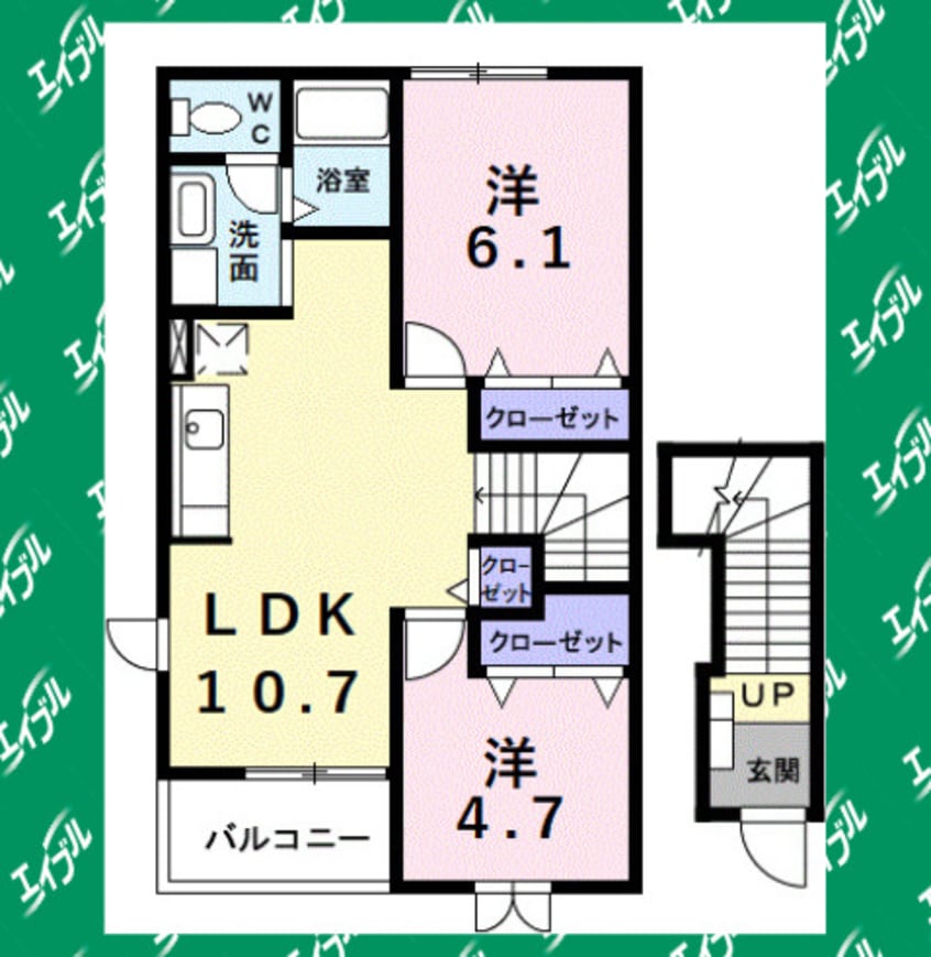 間取図 アヴニ－ル　Ｔ．Ｍ