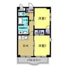 武豊線/亀崎駅 徒歩4分 2階 築23年 2DKの間取り