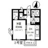 武豊線/亀崎駅 徒歩4分 2階 築31年 1DKの間取り