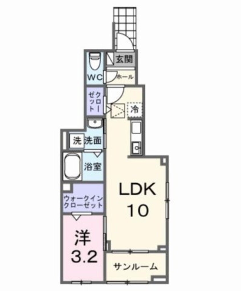 間取図 サニーコート伏見
