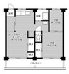 名鉄常滑線・空港線/太田川駅 徒歩35分 3階 築61年 2LDKの間取り