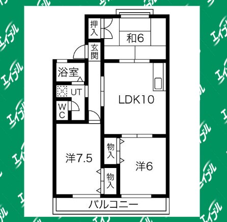 間取り図 フラワーハイツ