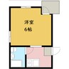 スペース101 1DKの間取り