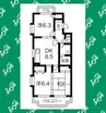 ヴァンベール新舞子 3DKの間取り