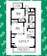 大祥 2LDKの間取り