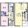名鉄常滑線・空港線/聚楽園駅 徒歩22分 1階 築13年 2LDKの間取り